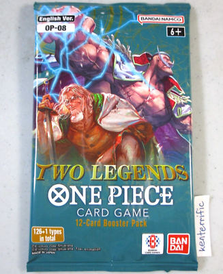 Two Legends Booster Pack One Piece Card Game OP08 English