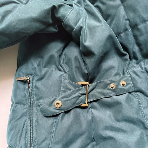 Horseware Ireland Down Jacket Coat Converts Vest Womens XL Green Quilted Lined - Picture 11 of 13
