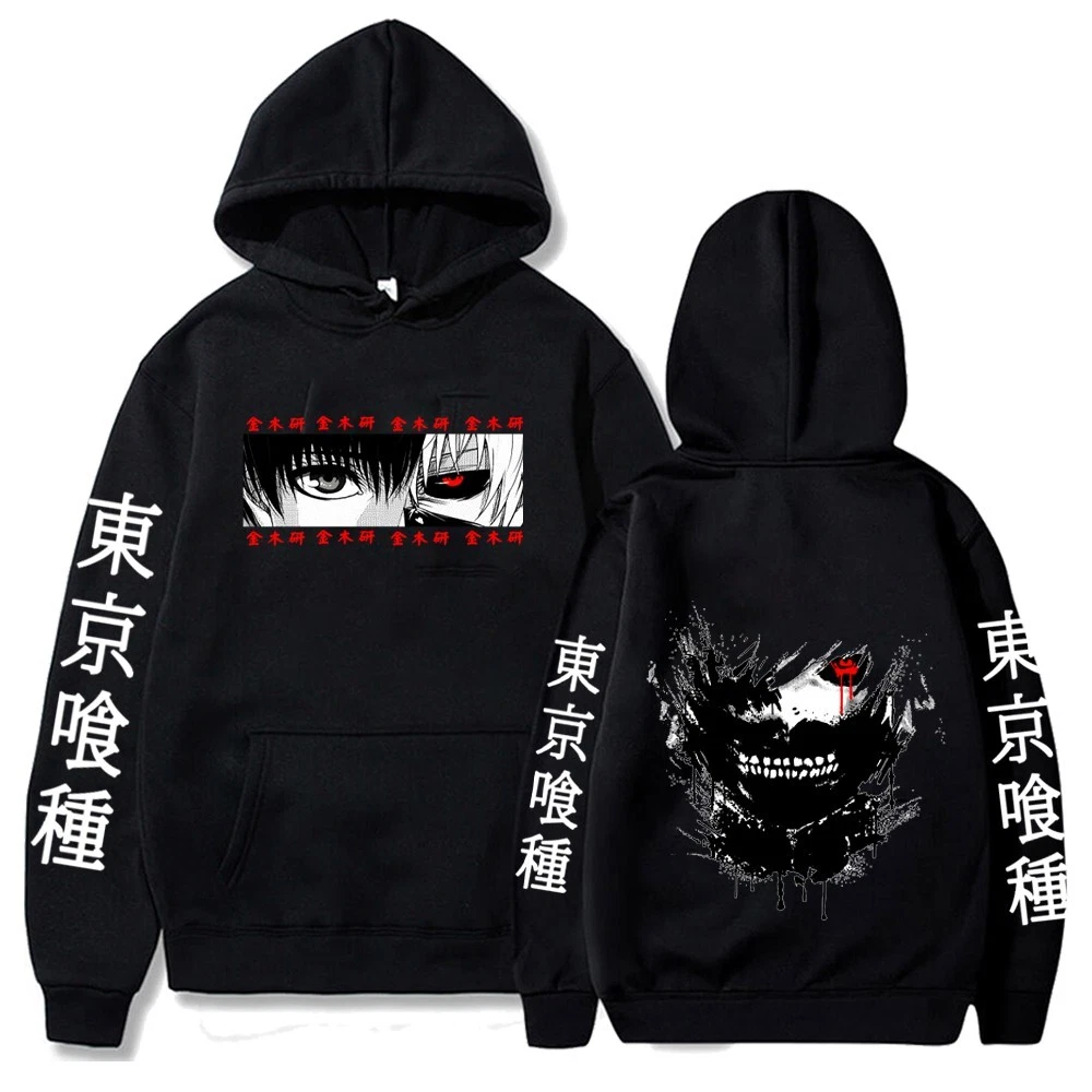 multiple colour Tokyo Ghoul Hoodies Ken Kaneki Graphic Printed