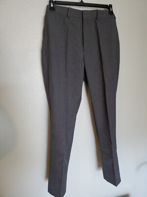 Louis Martin Mens Water Repellant Comfort Fit Expandable Pants Gray 32X30 NWT