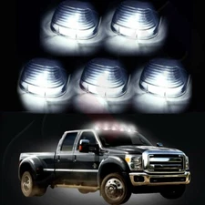 For Ford F250 F350 Super Duty Smoked Cab Roof Running Marker Lights Covers Lens