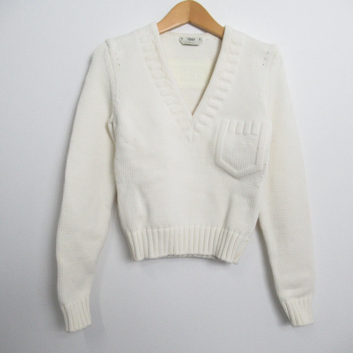 fendi white sweater
