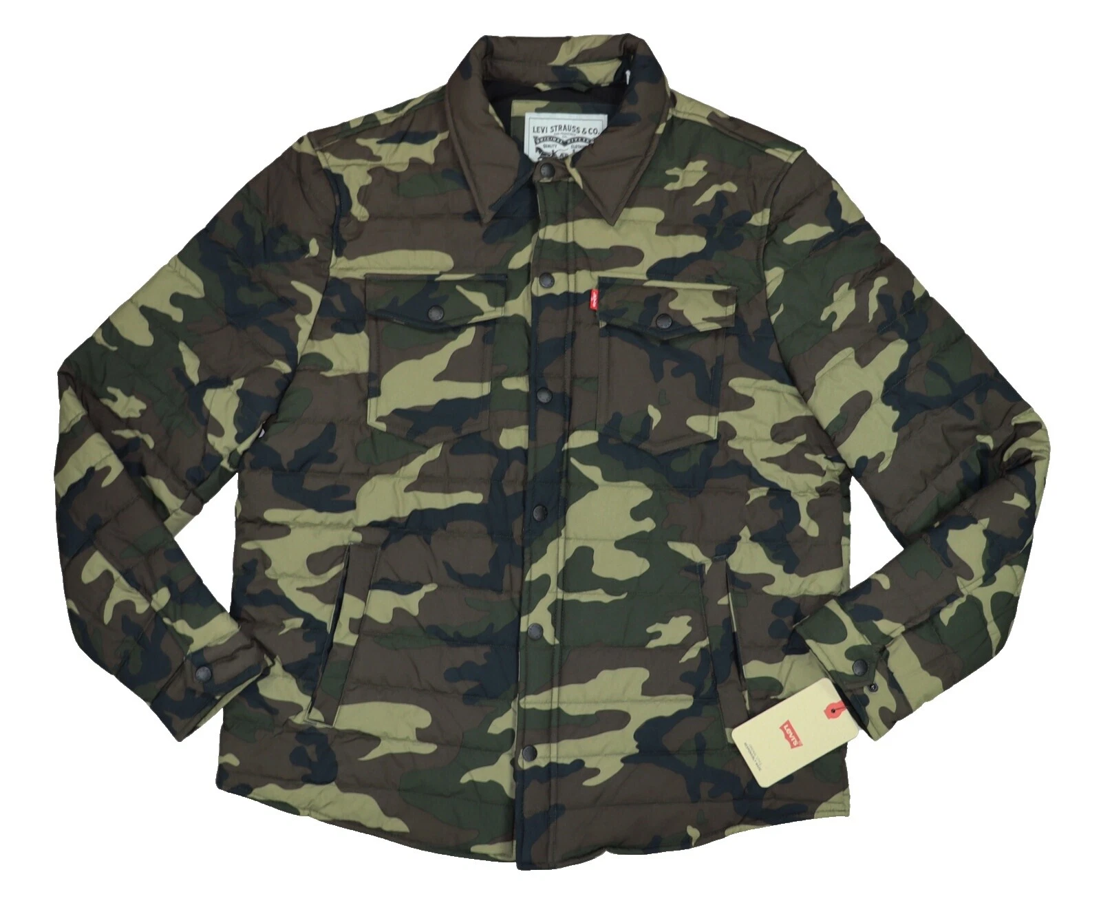 Levi's Camuflaje abrigos, chaquetas y chalecos para hombres