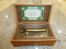 EXC Vintage Swiss Thorens Pre Reuge  Music Box 50 Key 3 Songs (Watch The Video)