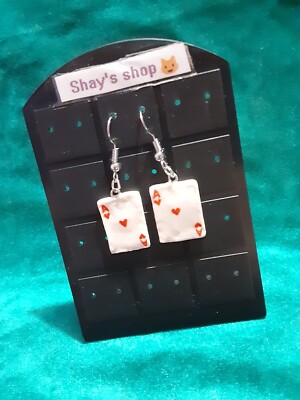 Ace Of Hearts Earrings