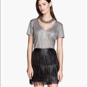 saia preta sintetica