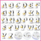 Buchstaben Charms Anhänger 925 Silber | Hochwertiger Schmuck für Armband & Kette