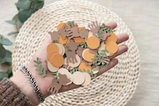 100PCS Woodland Confetti,Deer 1St Birthday and Baby Shower Paper Cute Cutouts fo