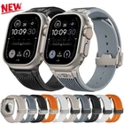 Metal+Silicone Band Strap For Apple Watch 11 10 9 8 7 6 5 4 3 SE 3 Ultra 3 49mm