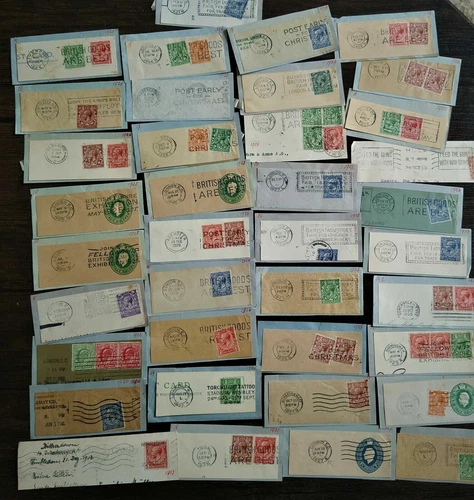 GB, Machine cancel, beautiful lot - 38 items, 1920-1929.