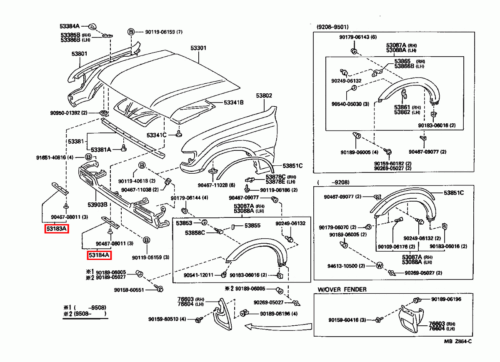 Genuine Toyota LandCruiser 80 Series HZJ RH LH Headlamp Cover Seal Set - Picture 7 of 11