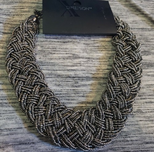 Girocollo grande argento Expression Jewelry nuovo - Foto 3 di 5