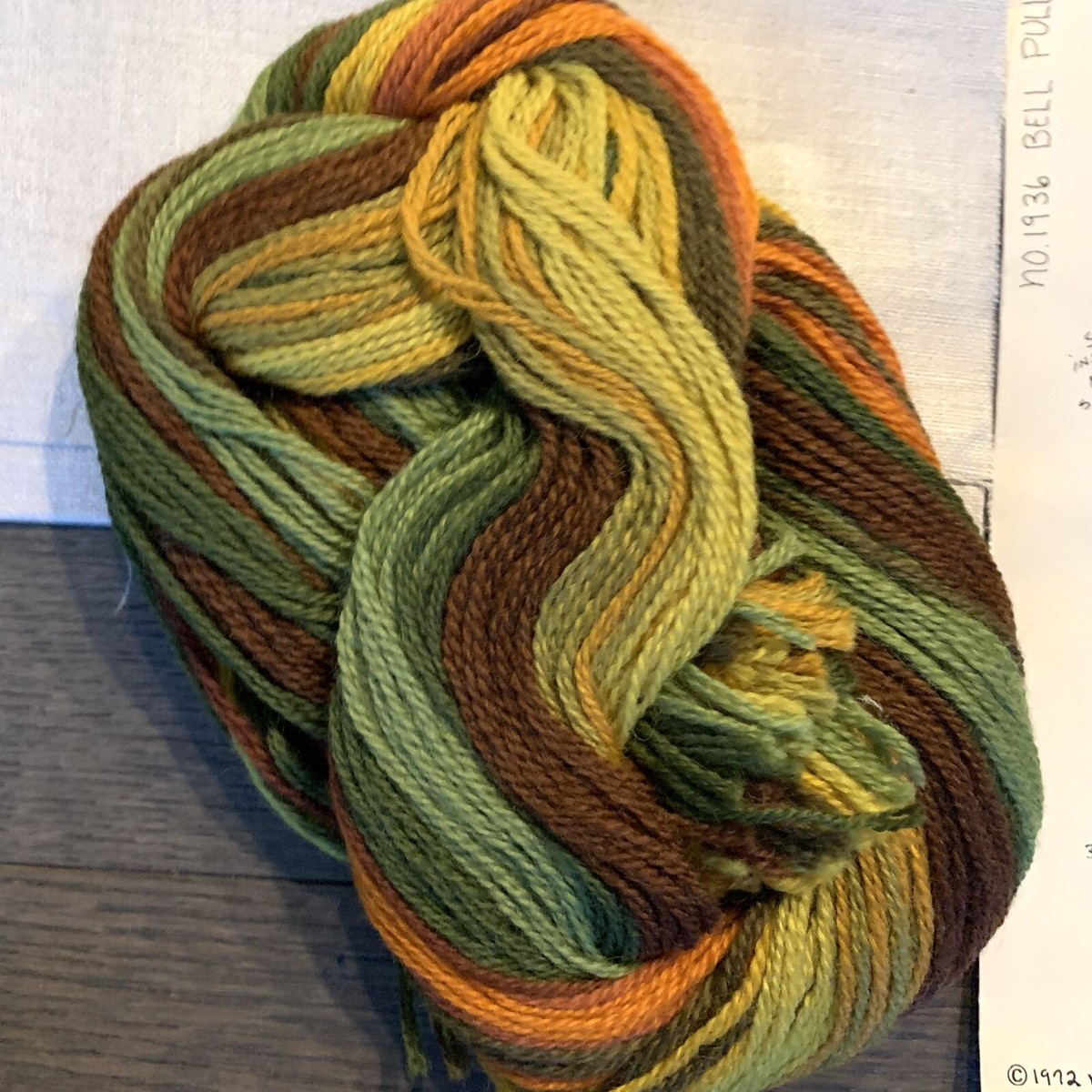 Kit de broderie vintage Yvonne de Californie Crewel « Merci de