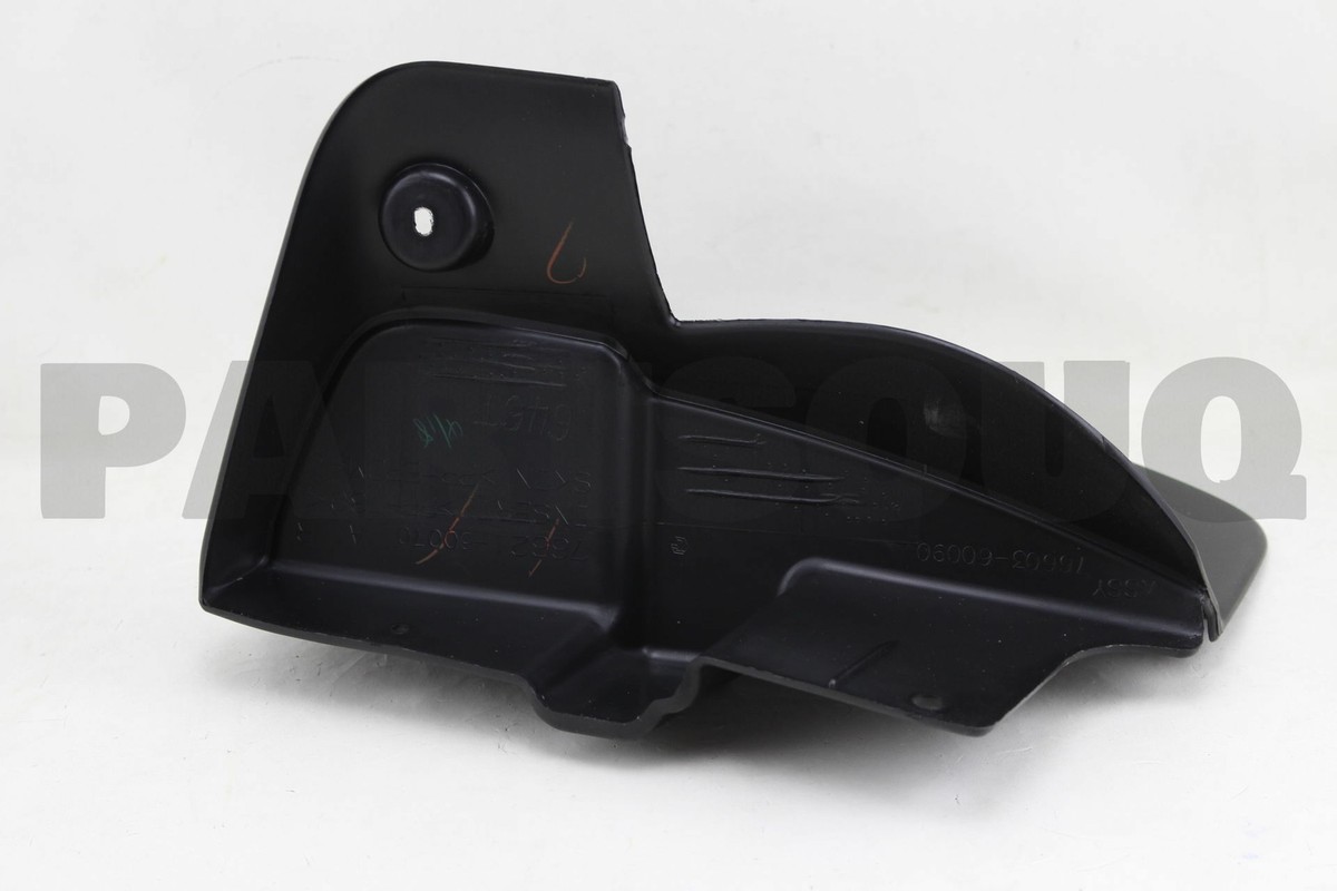 7662160070 Genuine Toyota MUDGUARD SUB-ASSY, FRONT FENDER, RH 