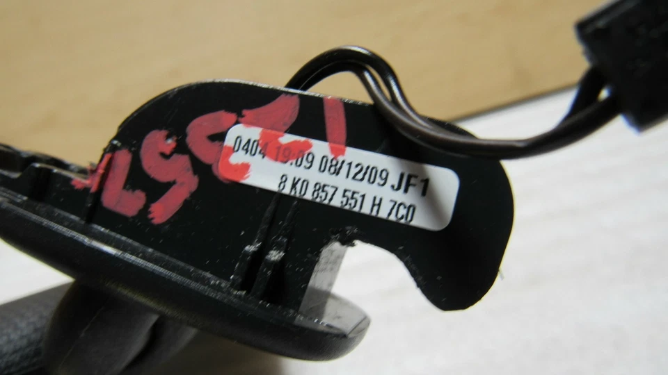 Parasol delantero izquierdo audi a5 quattro/s5 2008-2011 negro fabricante de equipos originales a-10351 b49 Foto 4 de 4