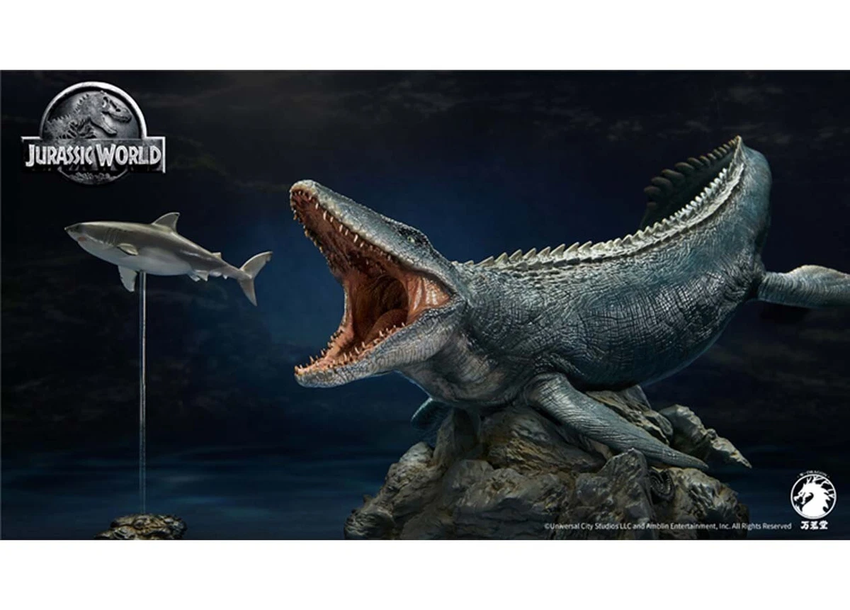 w-dragon Jurassic World Mosasaurus 1/35 Collection Length 55CM Statue Model