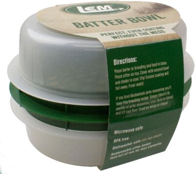 LEM Products Batter Bowl, Translucent and Green OS, 