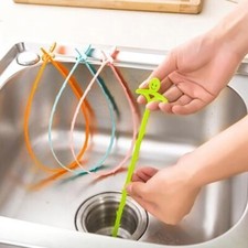 Bathroom Kitchen Sink Pipe Drain Cleaner Hair Sewer Anti Clogging Removal Tool