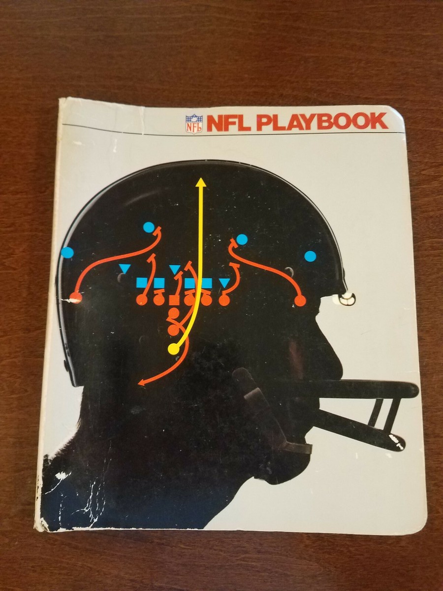 Original Vintage 1973 NFL Properties Binder Playbook - Very Rare