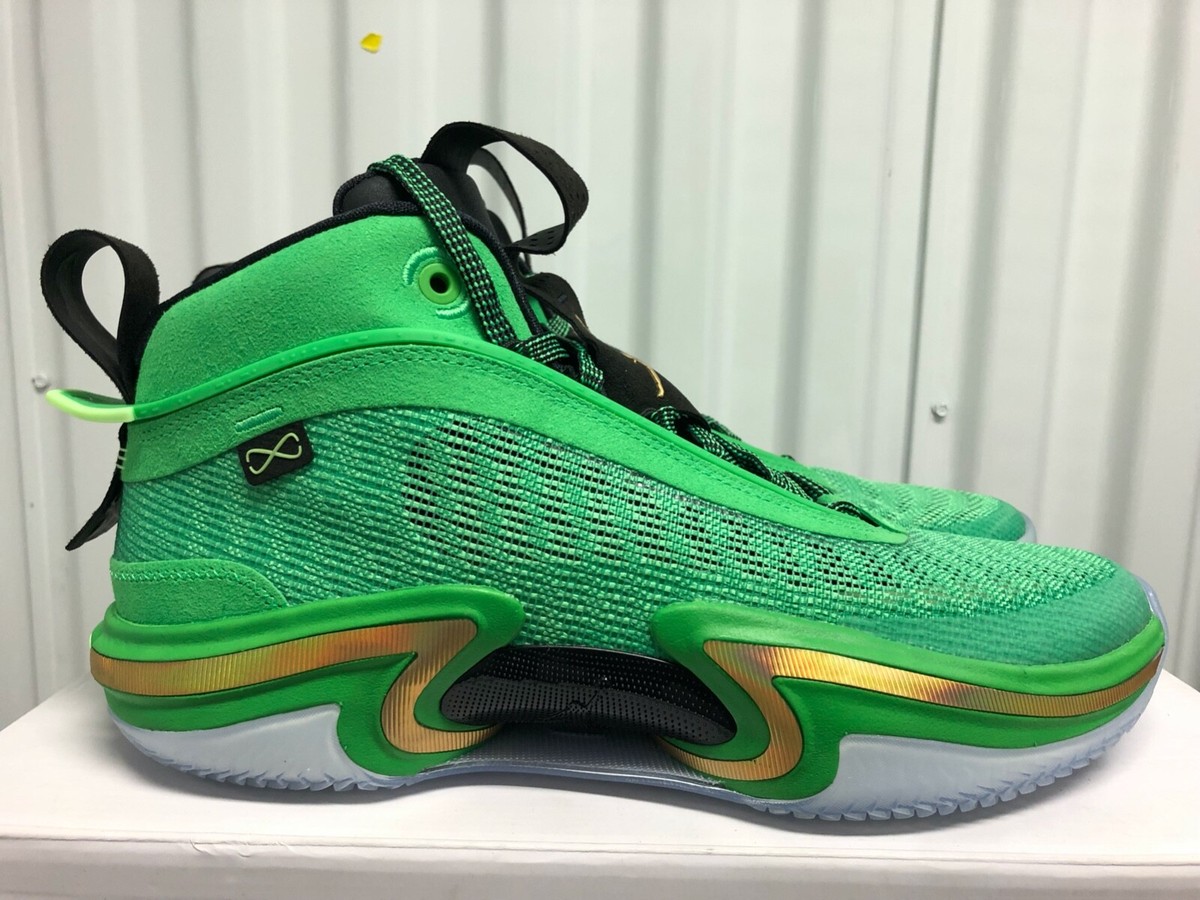 Nike Air Jordan XXXVI 36 Green Spark Gold Icy 9 CZ2650 300 Nike Air Jordan XXXVI 36 Green Spark Gold Icy 9 CZ2650 300