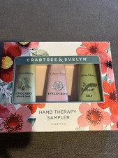 Crabtree Evelyn Hand Therapy Gift Set 3 x 25g Avocado Evelyn Rose Lilly