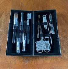 Nailkeeper Manicure and Beauty Kit 5 Manicure Tools & 5 Beauty Brushes with Case