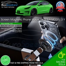 Magnetic Car Phone Mount Holder for Tesla Model 3 Y S X Touch Screen Accessories