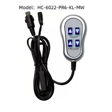 Remote Model HC-6022-PR6-KL-MW Hand Control for Power Recliner Lift Chair Sofa