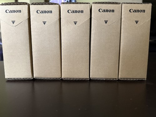 Canon PFI-301 & PFI-1100 set of 5 Ink tanks Y,M,CO,PC,GY ImagePROGRAF 8100 9100 - Afbeelding 6 van 8