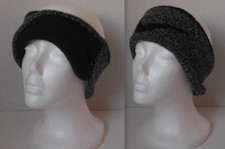 Nike Warm Knit Headband Twist Women Black Heather/Black/White