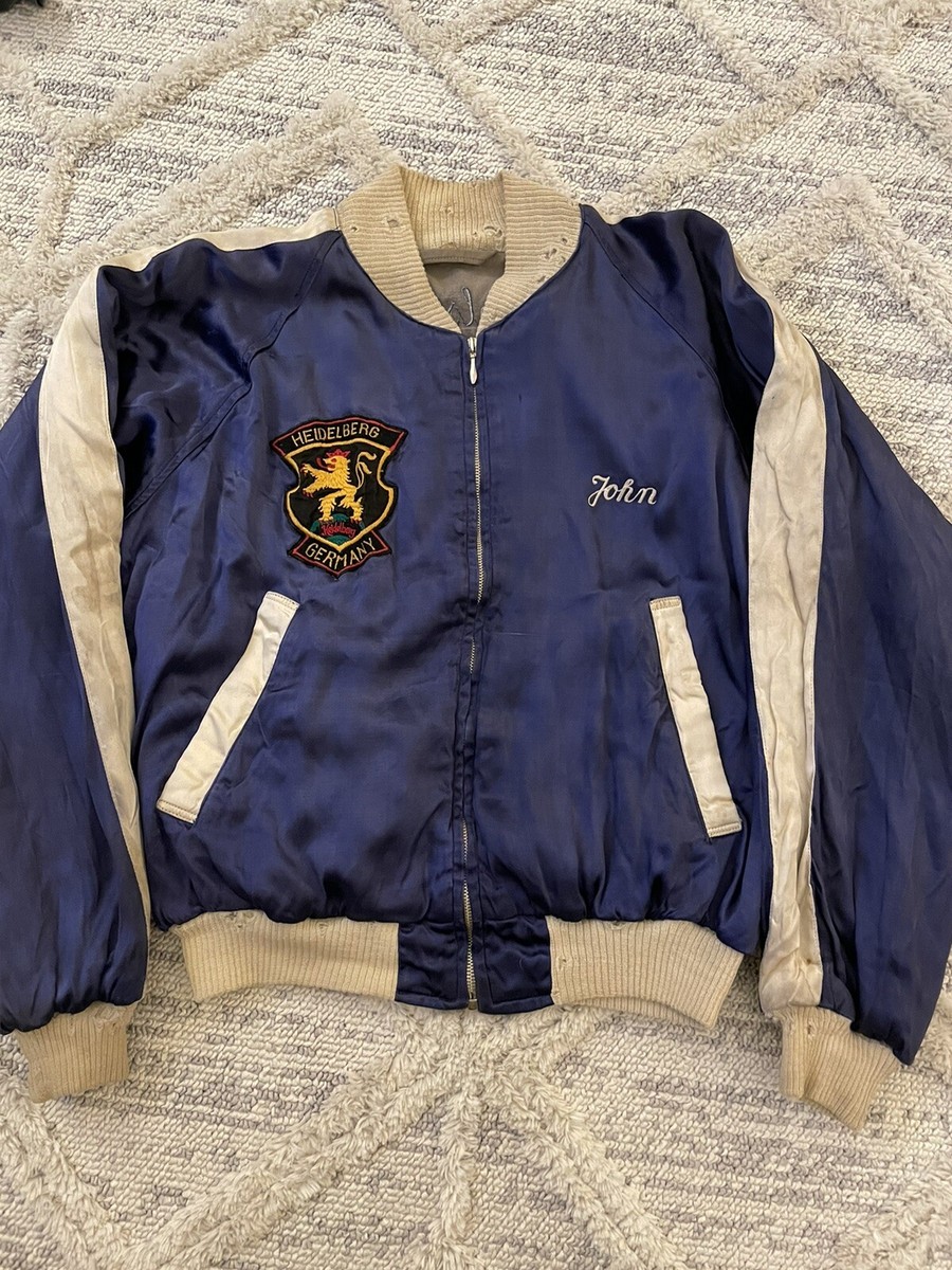 Vintage Germany Souvenir Jacket 1954 - 55 Post WW2 Military Vintage Germany Souvenir Jacket 1954 - 55 Post WW2 Military