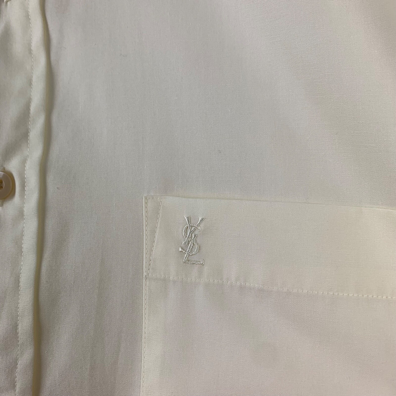 Camicia Yves Saint Laurent uomo 16 40 41 con bottoni vestibilità classica camicia manica lunga