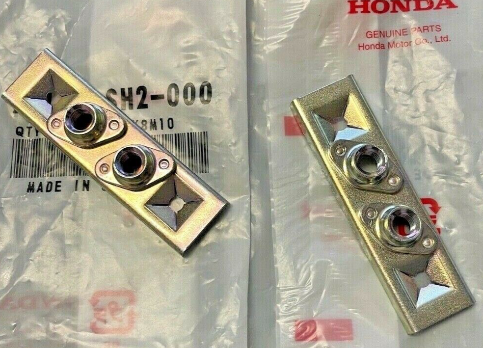 71113-SH2-000 X2 OEM Honda Front License Plate Nut Bumper Mount