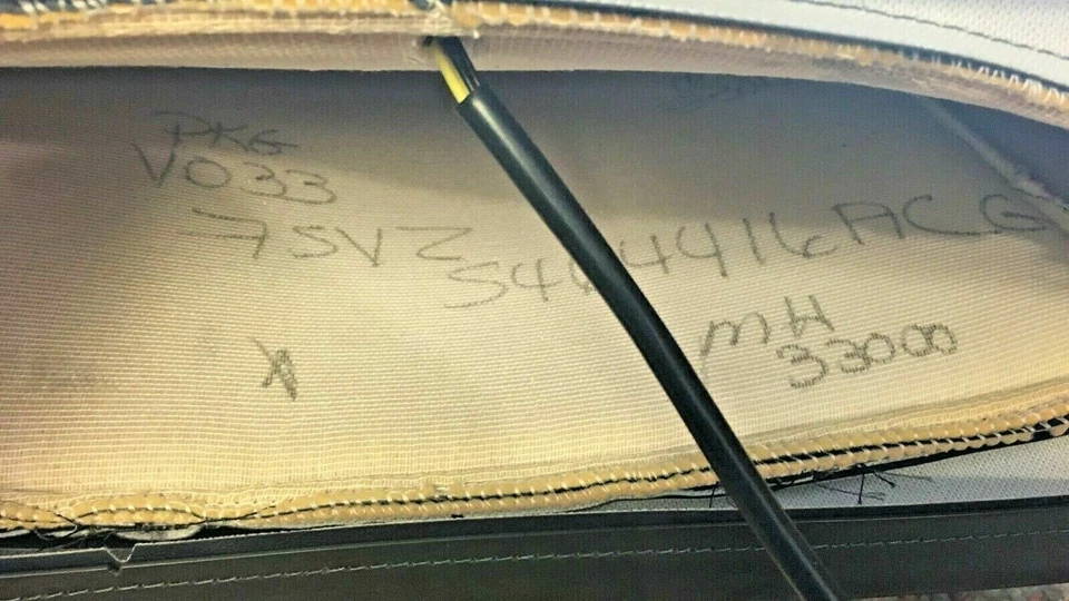 Lincoln Continental 1999 OEM? Cubiertas de asiento superiores conductor/pasajero - azul oscuro - #26 Foto 2 de 4