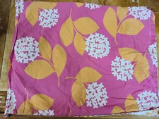 The Company Store Kids "Orange/Pink Floral" Reversible Standard Sham
