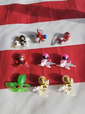 LOT of 9 Power Rangers Micro Morphers Series Blind Bag Figures Mighty Morphin 1''