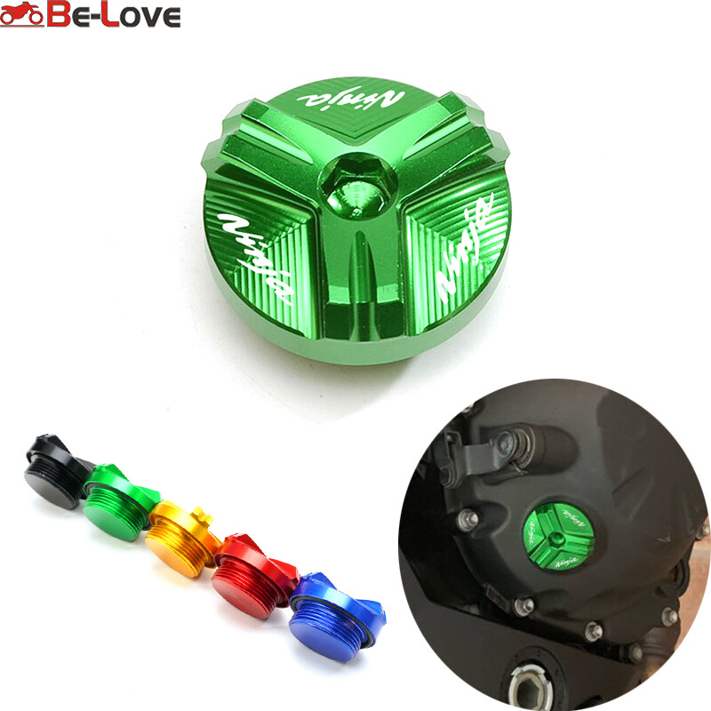 あああ Engine Oil Filter Cup Plug Cover Screw For KAWASAKI NINJA ZX-6R