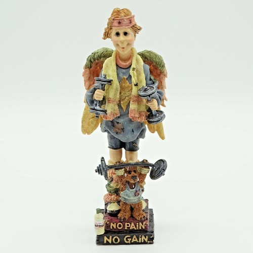 Boyds Bears Figurine 28244GCC Iown Payne Folkstone Workout Exercise Gym - Picture 2 of 10