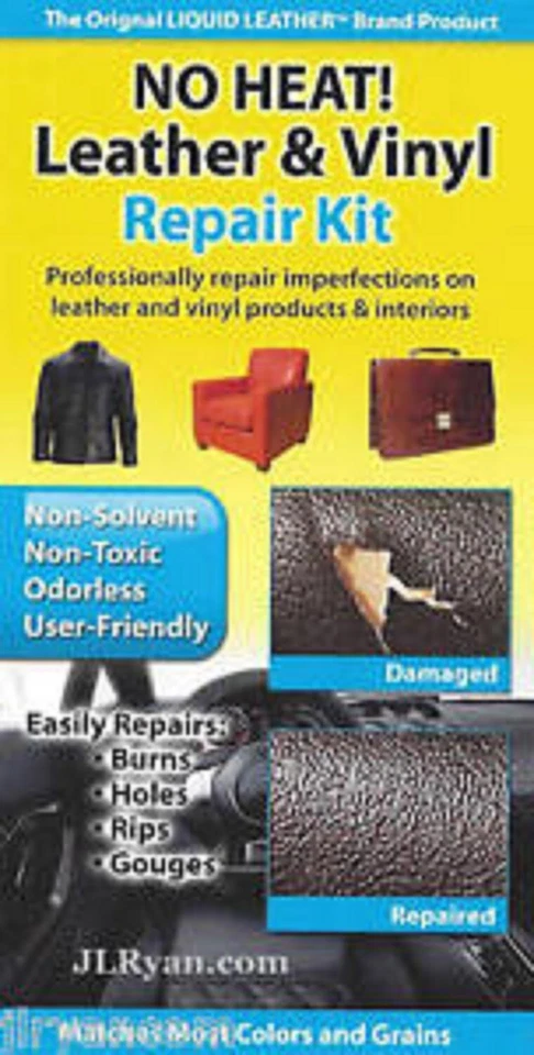 Leather Vinyl REPAIR KIT Fix holes, rips, burns - Image 2 of 2