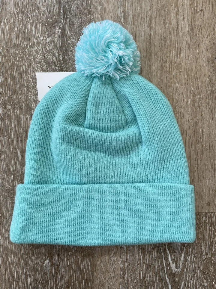 Diamond Supply Co POM POM Diamante Azul Brillante Tejido Sombrero Gorro ¡NUEVO! Foto 4 de 4