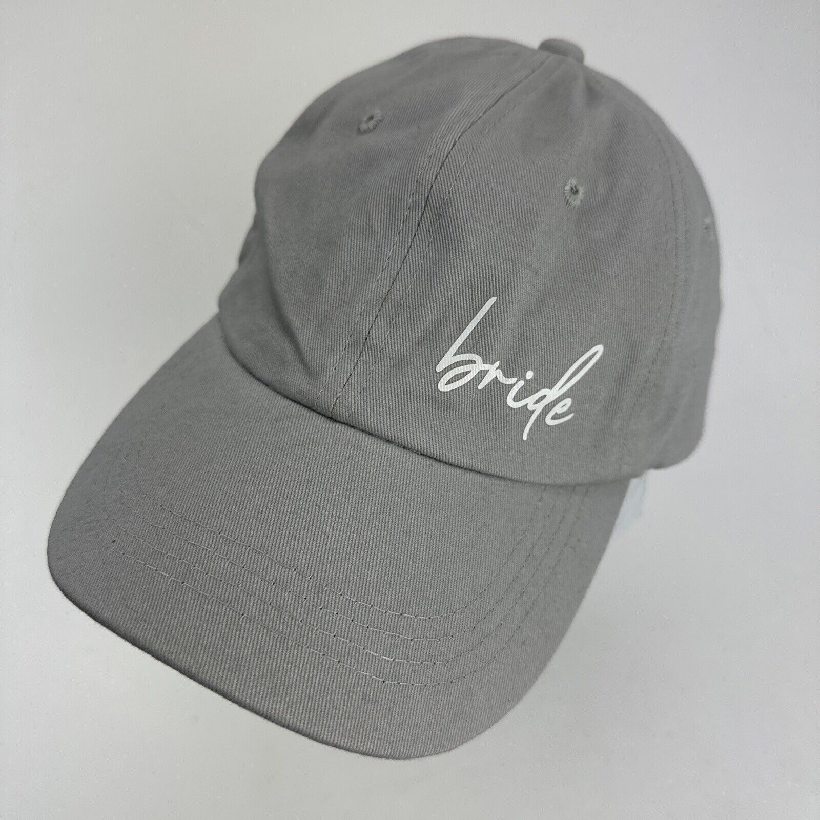 Bride Grey Ball Cap Hat Adjustable Baseball - image 1