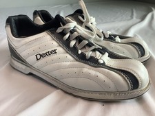 Dexter Bowling Shoes Womens Size 9 M Black White Groove Slide-Rite B4034-1