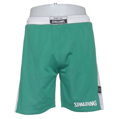 Spalding, Basketball Shorts, Größe: XS, Grün/Weiß, Mesh, Herren #MXa