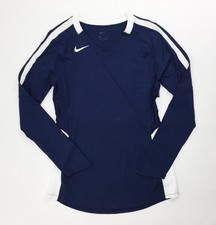 Nike Vapor Pro Long Sleeve Volleyball Jersey Women's Small 915025 Navy Blue