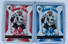 2023-24 WYATT KAISER UPPER DECK SP ROOKIE AUTHENTICS BLUE PARALLEL + RED /899