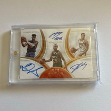 Deandre Ayton Mikal Bridges De'Anthony Melton Phoenix Suns Panini Immaculate RC