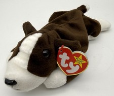 Ty Beanie Babies “Bruno” the Bull Terrier Dog Plush Toy 1997