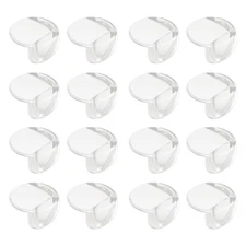 16 Counts Baby Proofing Corner Protector, Clear Furniture Table Corner Safety Cu