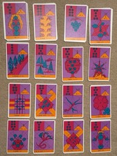 GEOMANTIC - RARE FRENCH VINTAGE NUMEROLOGY CARD DECK & BOOKLET