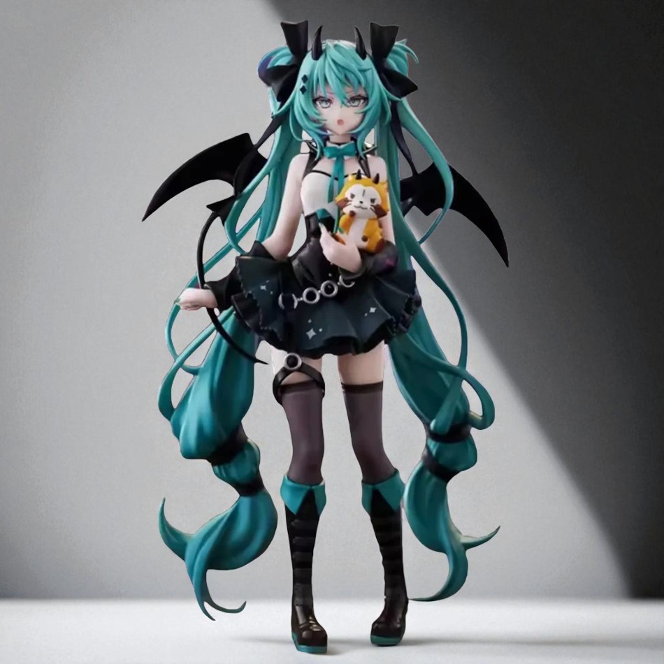 8" Hatsune Miku Demon Series Figure, Anime PVC Model Toy, Collectible Gift